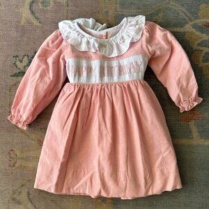 Cecil and Lou Smocked Birthday Dress